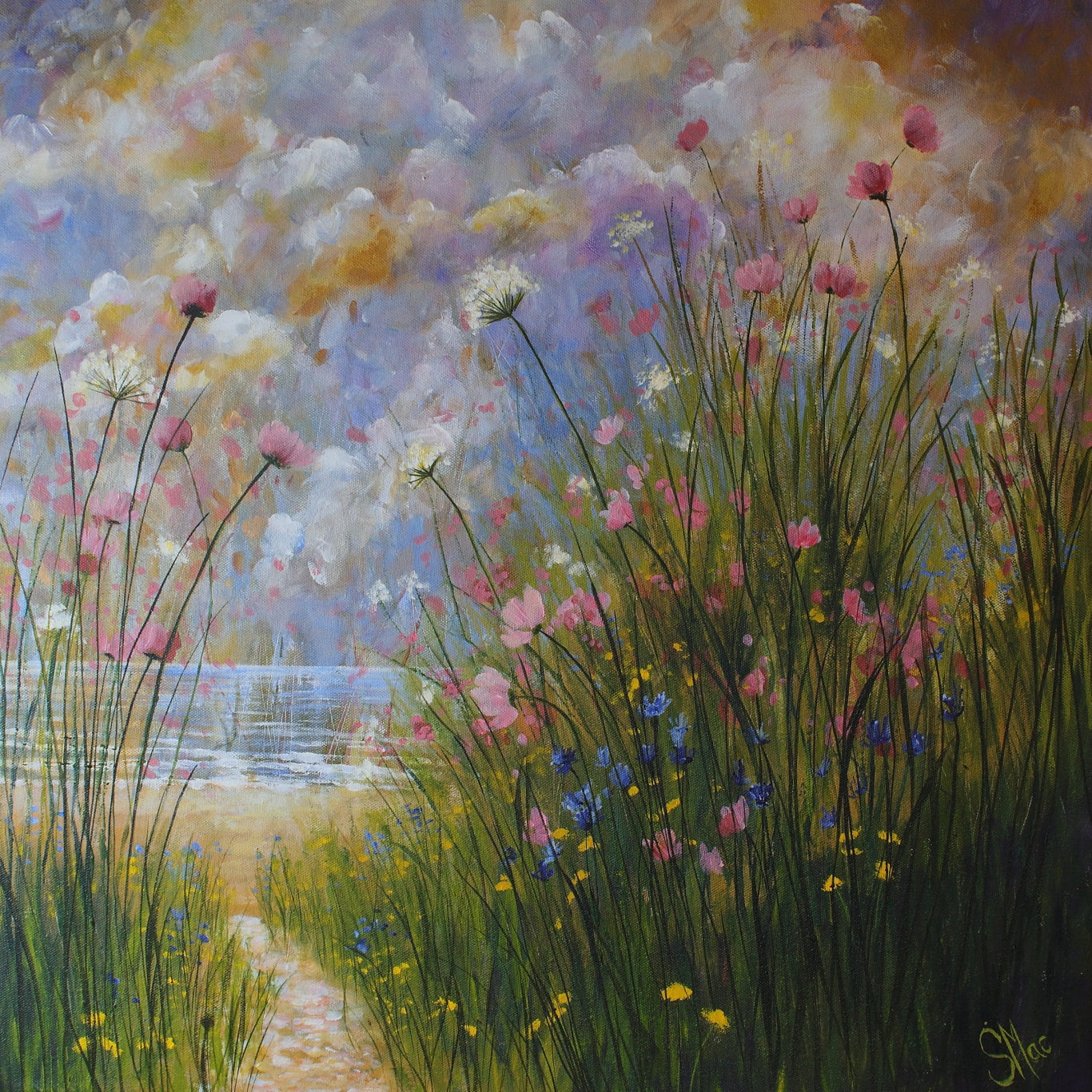 'Autumn Skies in the Dunes'